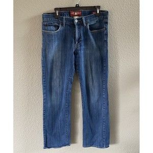 Lucky Brand 361 Vintage Straight Leg Jeans Mens Size 32X32 ( Actual 34x31) Blue